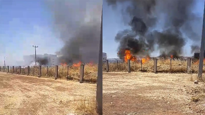 Haliliye’de kuru ot yangını: Alevler kontrol altına alındı